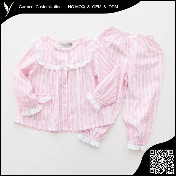Spring And Autumn Nightwear Cotton Long Sleeve Kids Pajamas