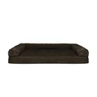 Micro suede memory foam dog bed sleeping mat pet product
