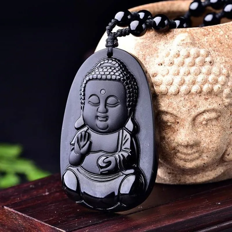 Wholesale Natural Black Obsidian Stone Pendant Lovely Baby Buddha Children Buddha Pendant Necklace Women Men Jewelry Free Rope
Wholesale Natural Black Obsidian Stone Pendant Lovely Baby Buddha Children Buddha Pendant Necklace Women Men Jewelry Free Rope