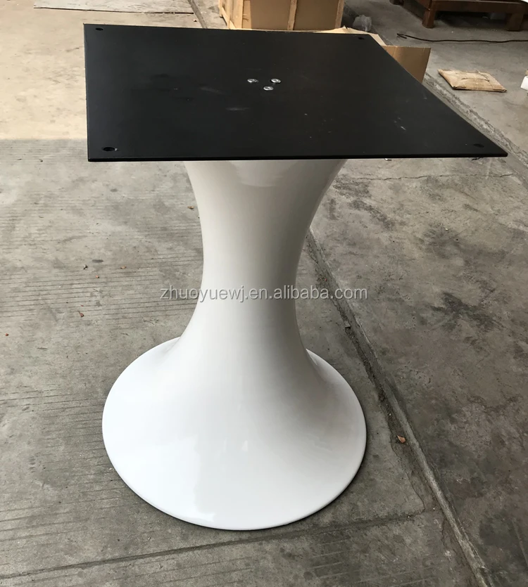 Furniture Accessories white round shape big metal Pedestal Tulip Table Leg Dining Table Bases for marble table top