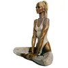 Antique Bronze Elegant woman Statue for Sale