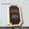 Factory price custom made hotel door number metal plates