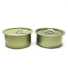 empty tuna tin can packaging with lid for food canning T-10N
