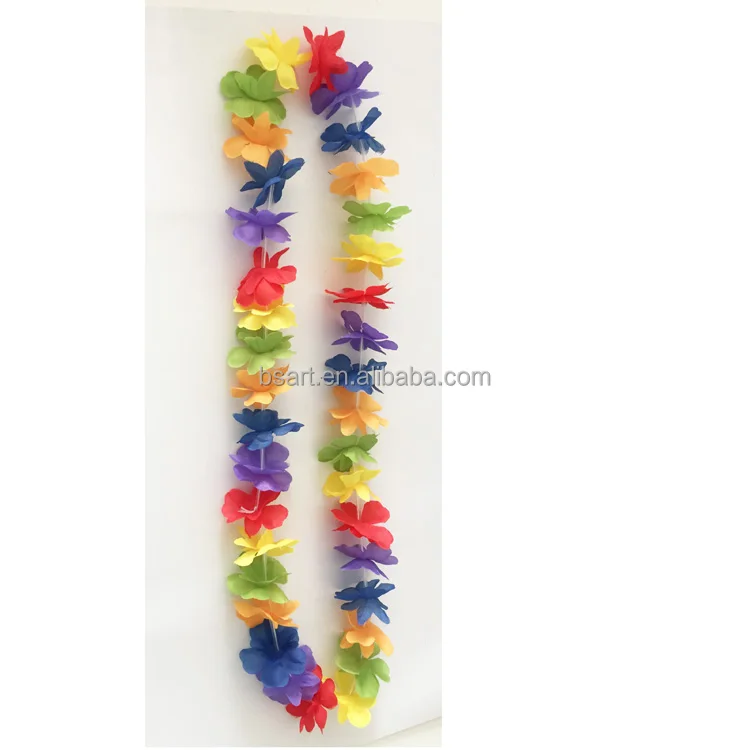 Colourful flower lei / necklace lei / Flower Strings Garlands