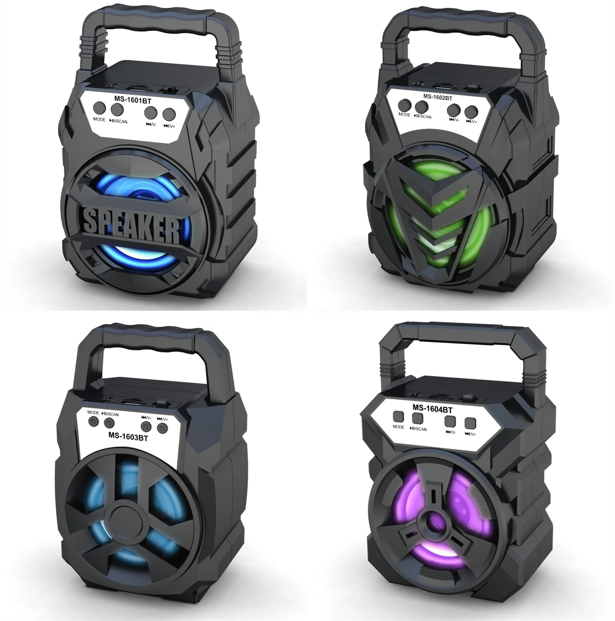 The Original MS Speaker 3 inch plastic portable outdoor Bluetooth speaker - ANKUX.COM