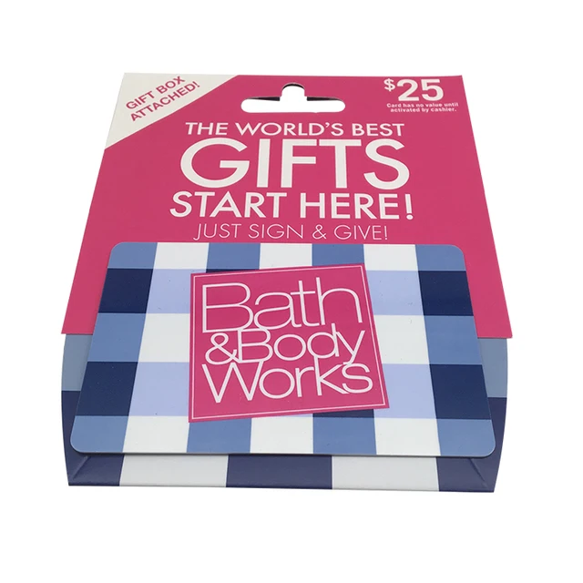 gift shopping promotional pvc card with paper backer/holder