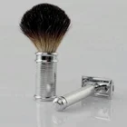 Badger Hair Shaving Brush and Razor Set