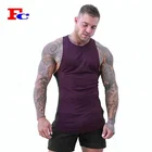 Custom Made Fitness Cotton Singlet Sport Stringer Mens Gym Bodybuilding Tank Top