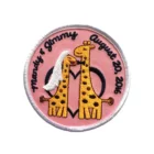 Custom decorative embroidery applique patches for clothes