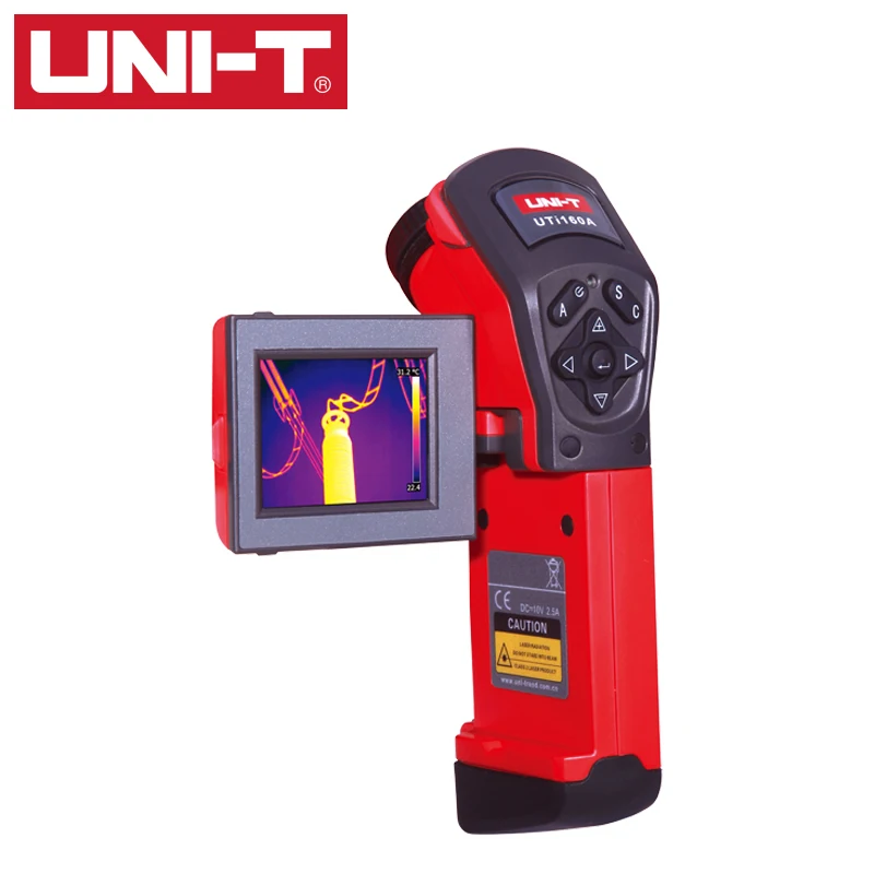 UNI-T UTi160A มือถืออินฟราเรด IR Thermal Imager Imaging กล้อง Visual เครื่องวัดอุณหภูมิอินฟราเรด 160x120 แบตเตอรี่ลิเธียม