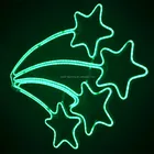 2018 new Christmas decoration shooting star patch lamp motif lighting