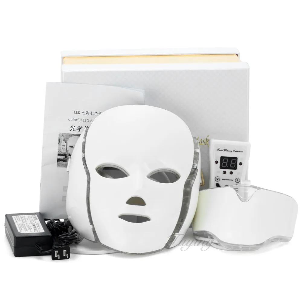 7 photon colors led mask light therapy for face and neck rejuvenation
7 photon colors led mask light therapy for face and neck rejuvenation