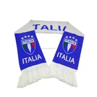 Custom Country national acrylic winter jacquard knitted football scarf