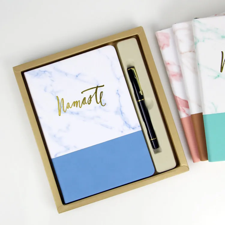 undated planning business diary and pen gift set new year