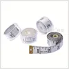 Pocket Measure Tape - Only White Color Available / Soft Fibreglass Tape Measure inside Plastic Box # KH020