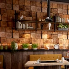 living walls decor wallpaper 3d vintage wood wall paper