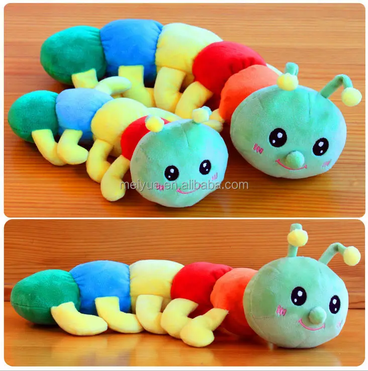 large caterpillar plush toy