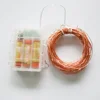 RGB starry string lights 13 Colors changing waterproof 3AA battery powered flexible copper wire LED string with remote control