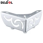 Hot selling 4Pcs Furniture Sofa Legs Metal Polished Modern Furniture Accessories For Desk Chairs Sofas Cabinet