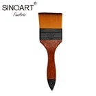 Wholesale High Quality Nylon Hair Wooden Handle Artist Bulk Paint Brushes