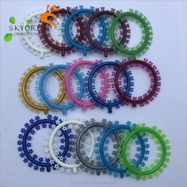 Protect elastici ortodontici ligature tie cartoon o-rings