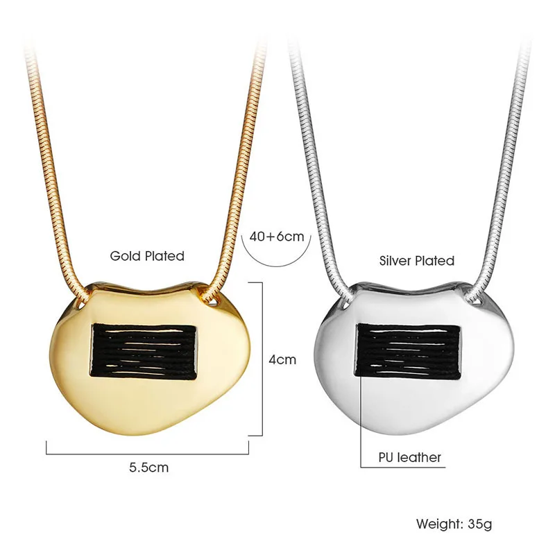 yiwu jewelry supply china zinc alloy friend necklaces silver pendant minimalist jewellery