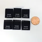 Care Black Woven "Made in USA" Tags, Labels for Sewing into your Clothing