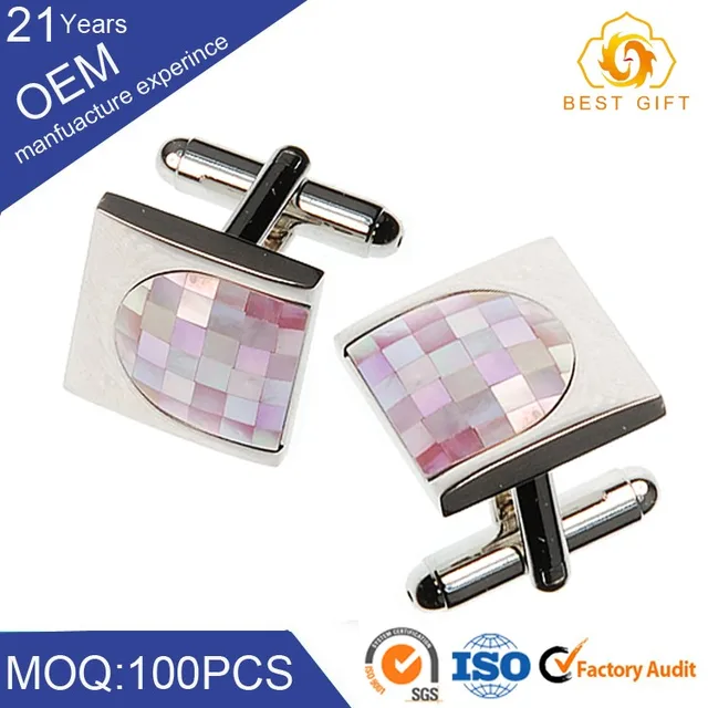 hot new custom design promotional gift cufflinks and tie clips