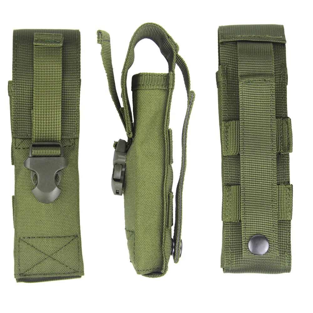 Tactical LED Flashlight Pouch Torch Cover Small Case Light Pouch Molle Kit Pouch Utility Bag Fishing Hunting Accessories, Black ,armygreen,tan
Tactical LED Flashlight Pouch Torch Cover Small Case Light Pouch Molle Kit Pouch Utility Bag Fishing Hunting Accessories, Black ,armygreen,tan