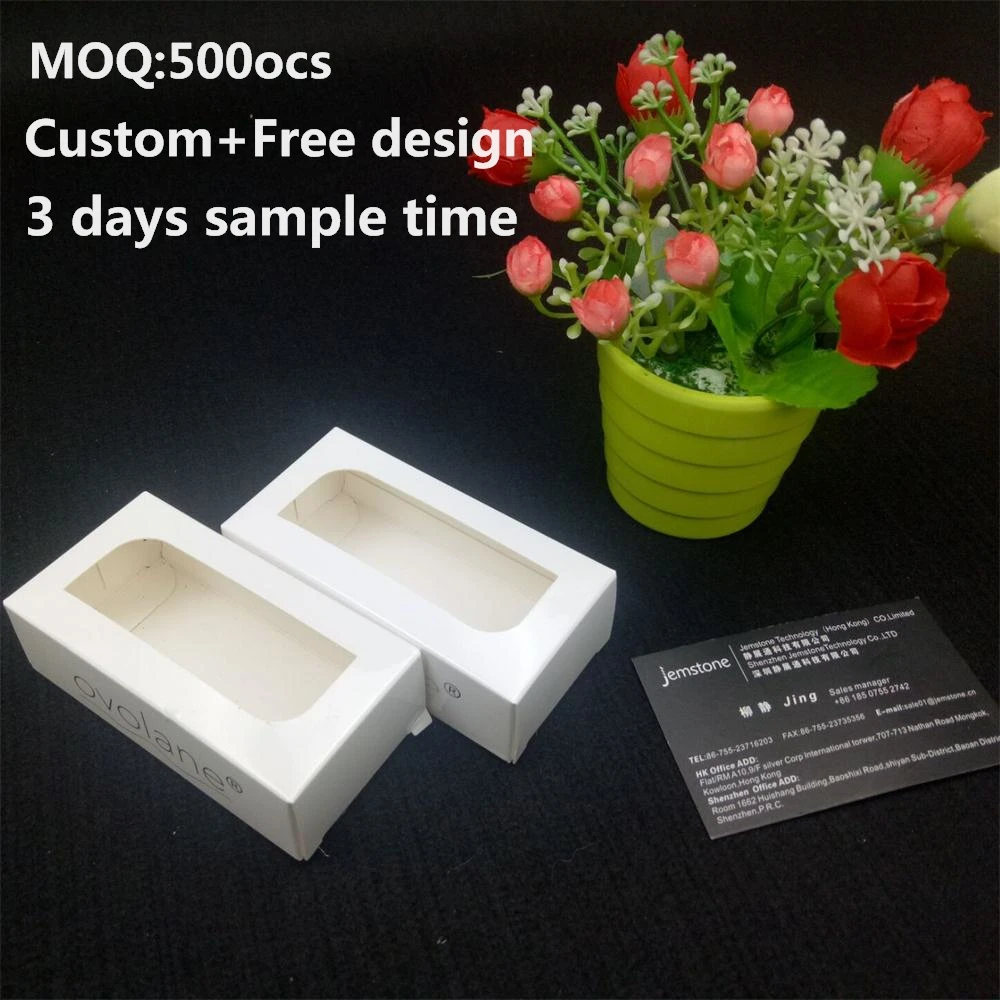 wholesale folding small custom logo white packaging paper gift