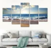 Modern 5 Piece Sunrise Seascape Home Art Painting Picture Artwork Canvas Print for Wall Decoration