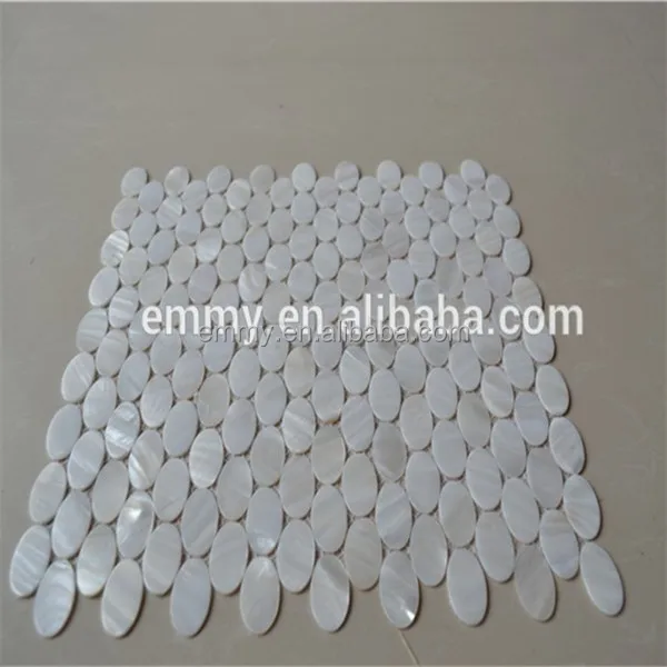 New design mother of pearl seashell decorative mosaic ceramic tiles
