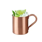 Hot Sale Metal Mug Copper Beer Mug Reusable Coffee Cup Travel Mug