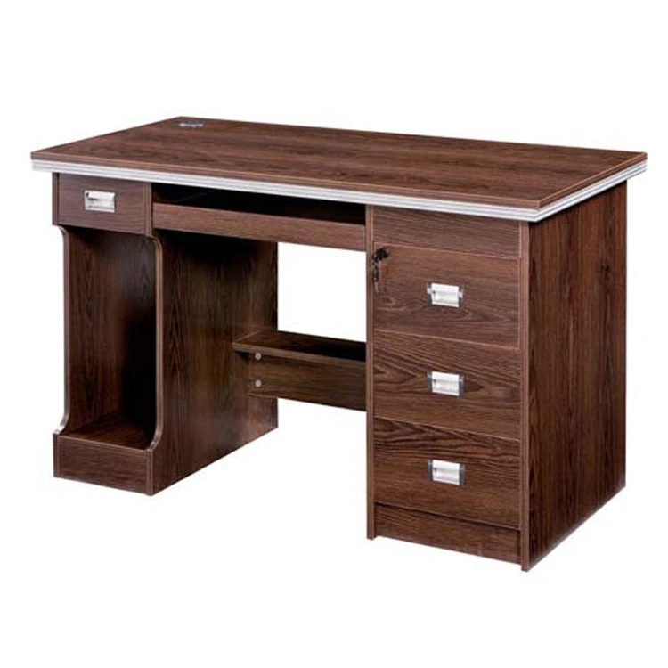 office desk with locking drawers