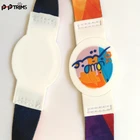 Custom silicone rubber print beer drinking bottle opener lanyard strap