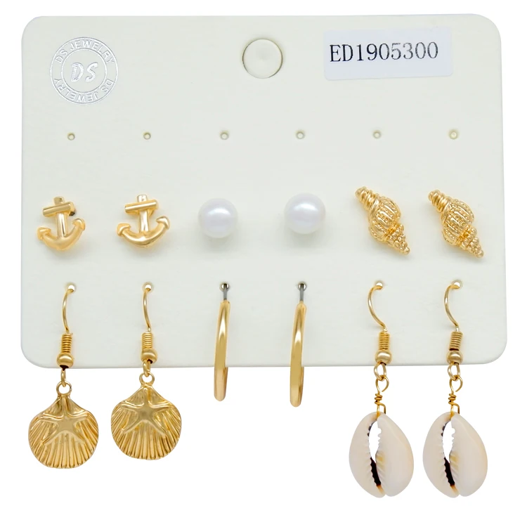 women hawaiian jewelry wholesale summer arrow escargots cowire shell colorful stud earring set
women hawaiian jewelry wholesale summer arrow escargots cowire shell colorful stud earring set