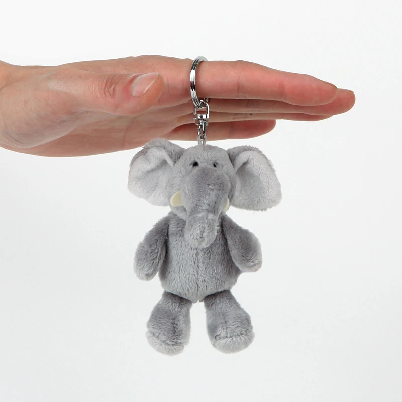 elephant plush keychain