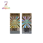 Custom Scratch Off QR code Tamper Evident Hologram Labels Sticker