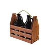 Craft Beer Growler Bottle Carrier Wooden Beer Crates for Sale