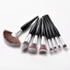 8pcs makeup brushes have novel design handle professional cosmetic brushes, permanent makeup brush tools