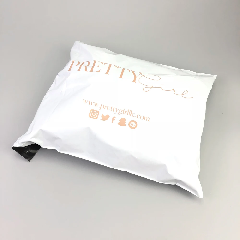 Custom Logo Printed Plastic Poly Bags 