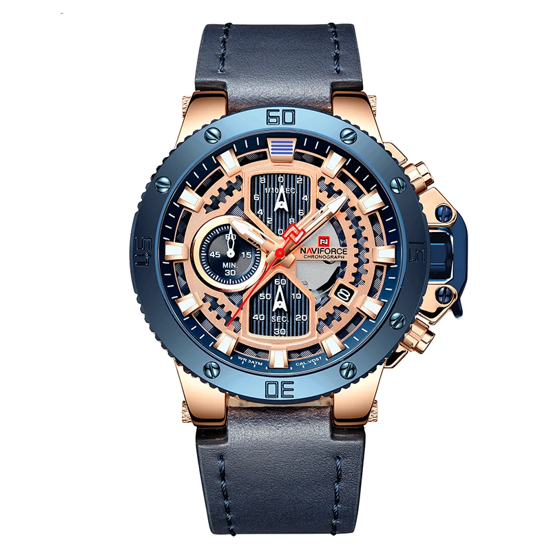 NAVIFORCE 9159 Men Watches Luxury Sport Quartz Clock Leather Men Watch Top Brand Luxury Gold Waterproof Business Watch
NAVIFORCE 9159 Men Watches Luxury Sport Quartz Clock Leather Men Watch Top Brand Luxury Gold Waterproof Business Watch