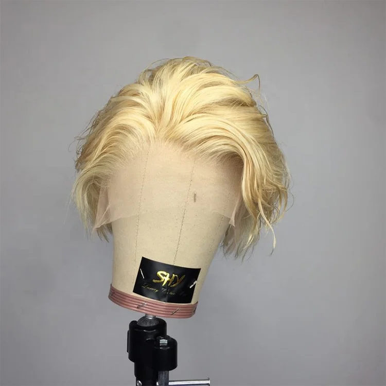 #613 Blonde Short Wig Cheap Price Wholesale Virgin Cuticle Aligned Hair Full Lace Wig For Black Women
#613 Blonde Short Wig Cheap Price Wholesale Virgin Cuticle Aligned Hair Full Lace Wig For Black Women