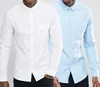 High Quality Custom Skinny Fit Oxford Shirt Blank Long Sleeve Shirt For Men