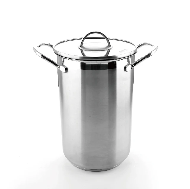 304 stainless steel asparagus pot pasta pot with glass lid and inner strainer