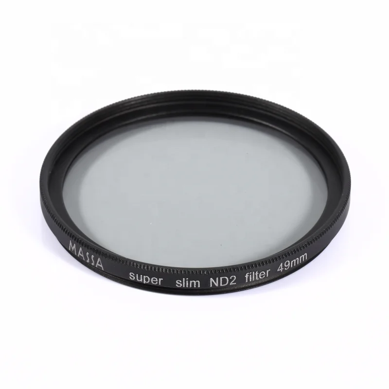 Massa Photographic equipment camera accessories made of optical glass 49mm Super Slim Camera lens Neutral density ND2 Filter
Massa Photographic equipment camera accessories made of optical glass 49mm Super Slim Camera lens Neutral density ND2 Filter