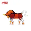 Bull Shaped Borosilicate Clear Glass Decanter For Alcohol 500ml / 1000ml / 1500ml