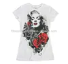 2012 Very Popular 100% Cotton printed t shirt Woman Newest Fashion Summer Printing white T shirt