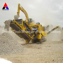 Mobile Crusher Plant Portable Crushing Equipment for Jaw Cone Impact Crusher