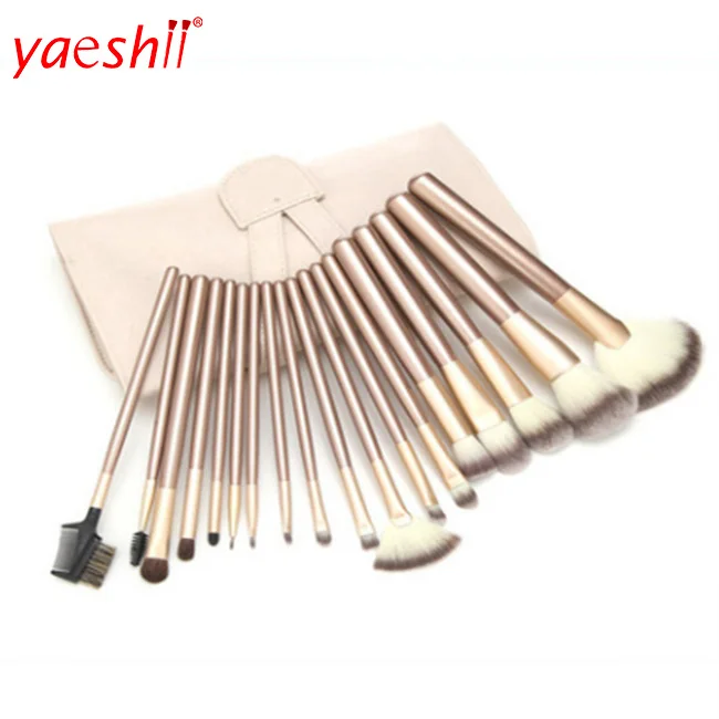 YAESHII 18pcs High-end makeup brushes manufacturer makeup brush set with bag, Optional
YAESHII 18pcs High-end makeup brushes manufacturer makeup brush set with bag, Optional